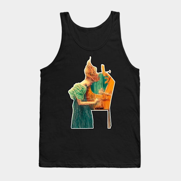 Musician playing music Tank Top by Mard_Illus